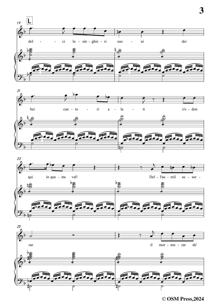 C. W. Gluck-Che puro ciel,in d minor Piano, Vocal scores gallery preview page 5
