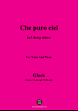 C. W. Gluck-Che puro ciel,in f sharp minor