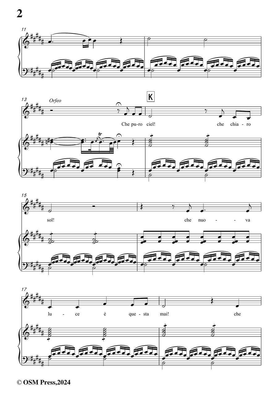 C. W. Gluck-Che puro ciel,in g sharp minor Piano, Vocal scores gallery preview page 4