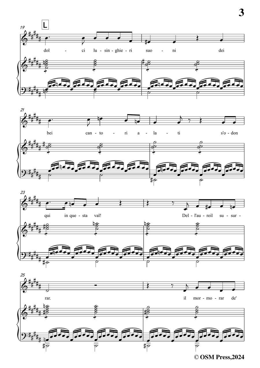 C. W. Gluck-Che puro ciel,in g sharp minor Piano, Vocal scores gallery preview page 5