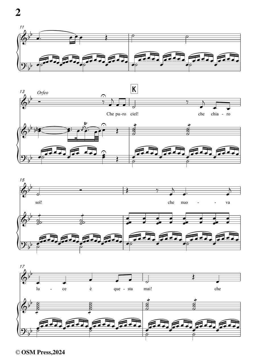 C. W. Gluck-Che puro ciel,in g minor Piano, Vocal scores gallery preview page 4