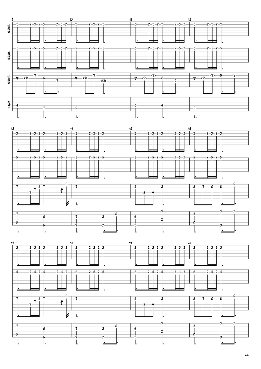 Cascade Cascade Acoustic Guitar scores gallery preview page 2