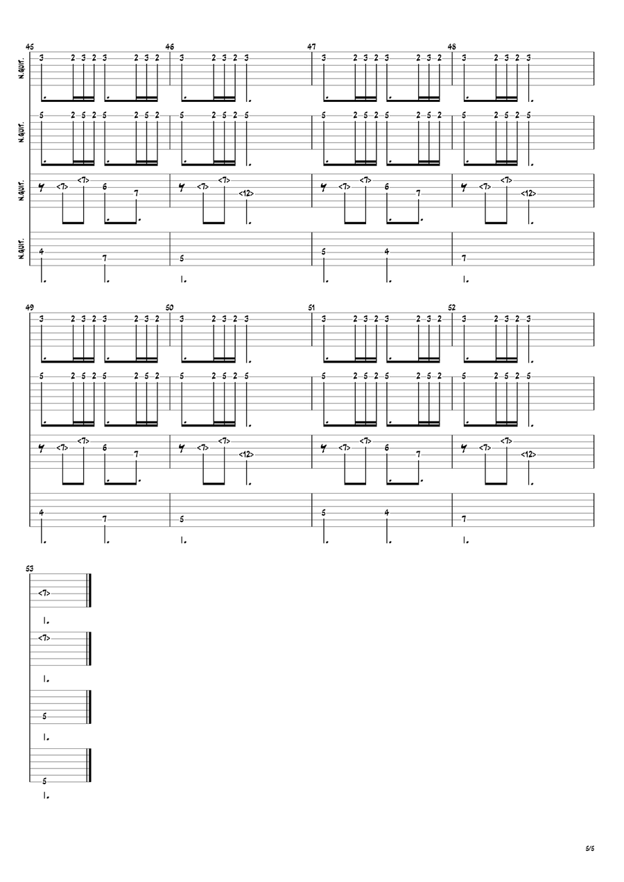 Cascade Cascade Acoustic Guitar scores gallery preview page 5