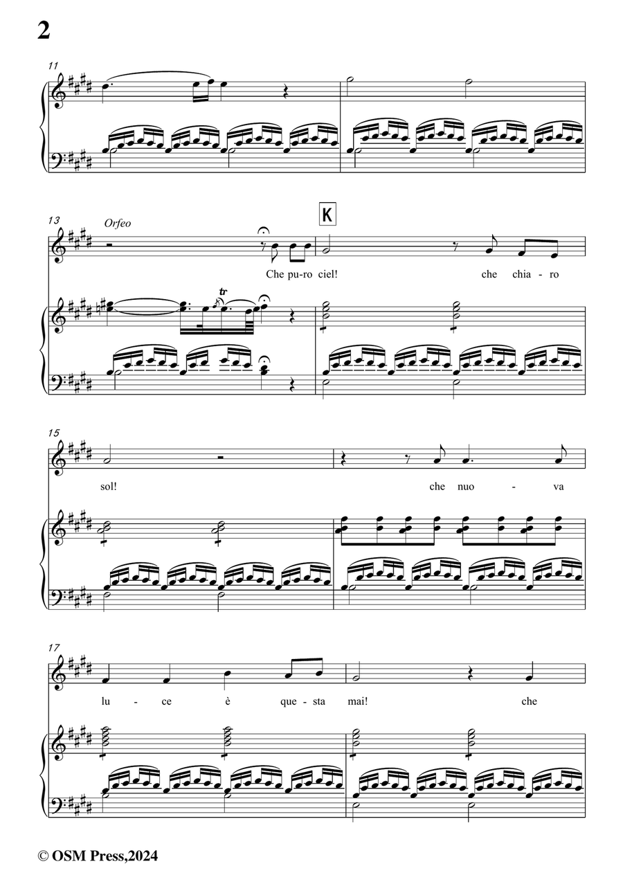 C. W. Gluck-Che puro ciel,in c sharp minor Piano, Vocal scores gallery preview page 4