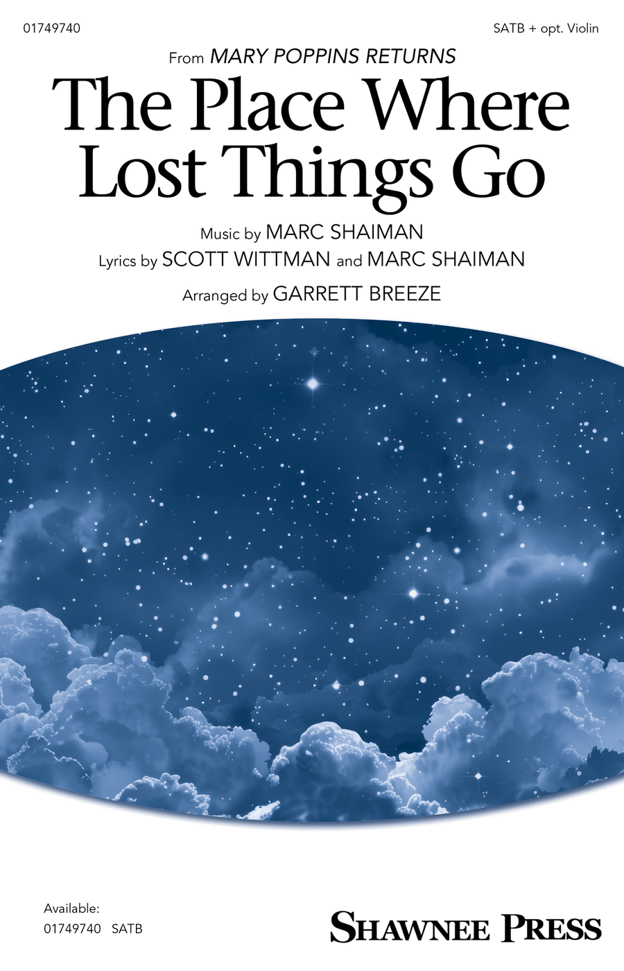The Place Where Lost Things Go 4-Part scores gallery preview page 1