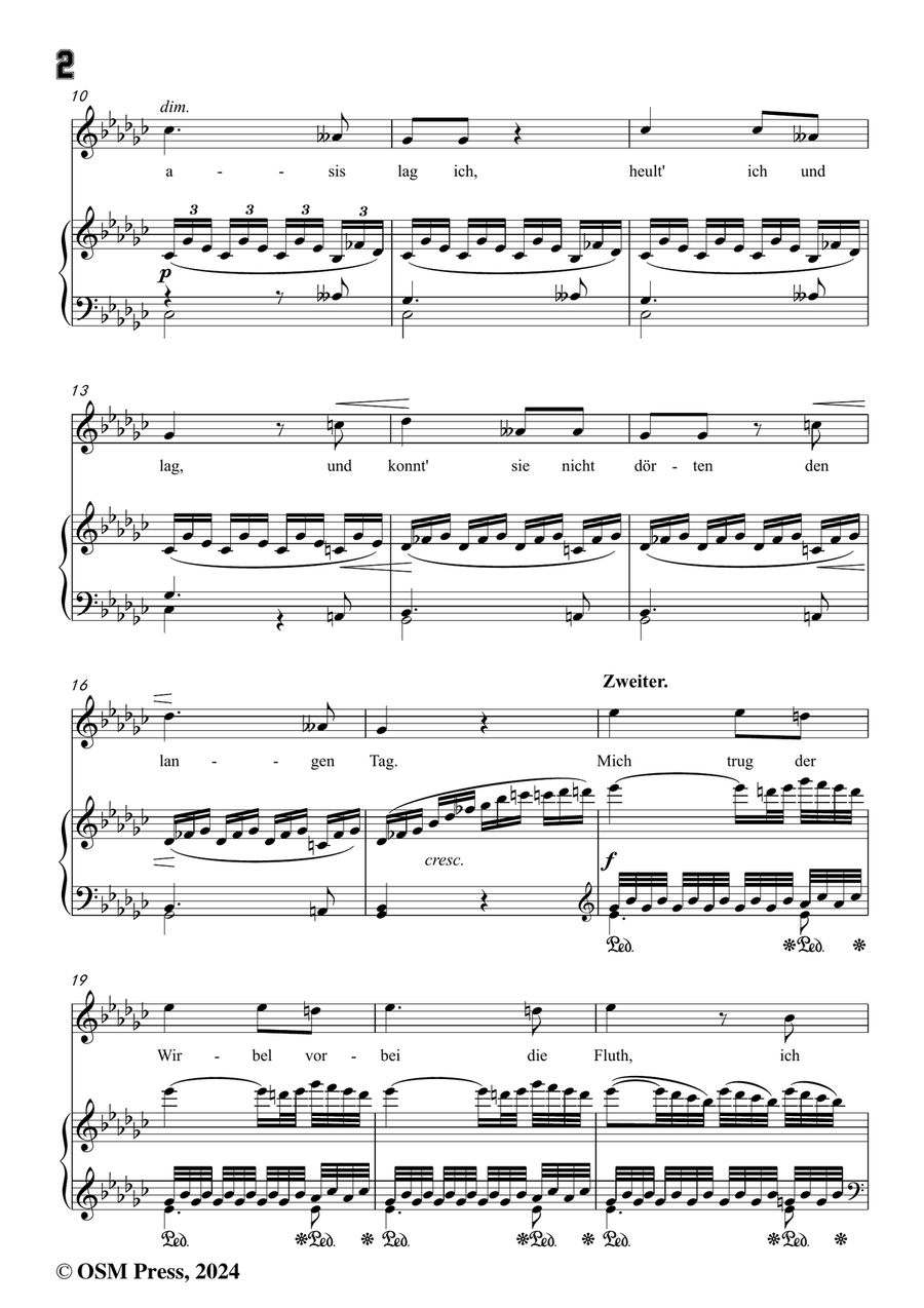 C. Loewe-Die Geister der Wüste,in e flat minor Piano, Vocal scores gallery preview page 4