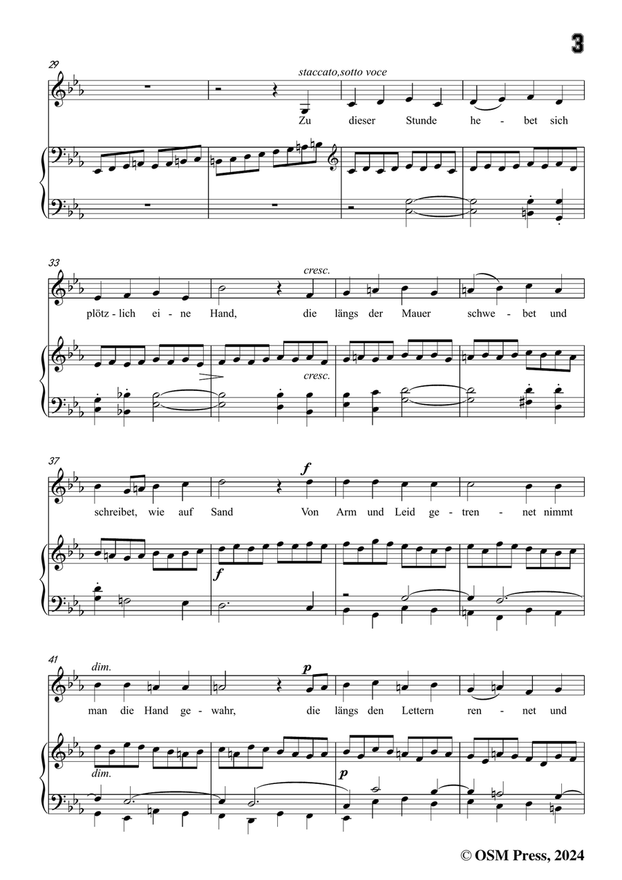C. Loewe-Belsazar's Gesicht,in c minor Piano, Vocal scores gallery preview page 5