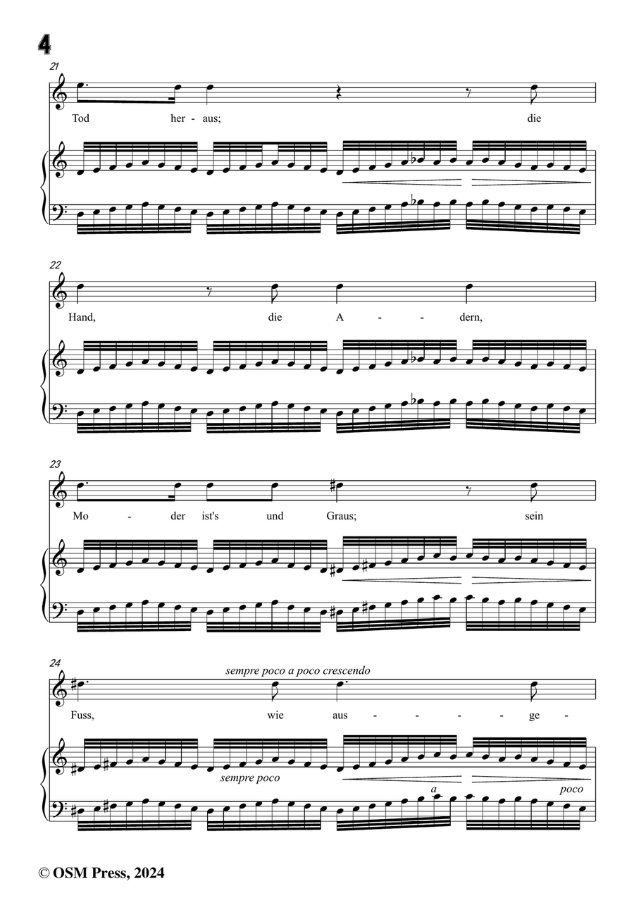 C. Loewe-Saul und Samuel,in a minor Piano, Vocal scores gallery preview page 6