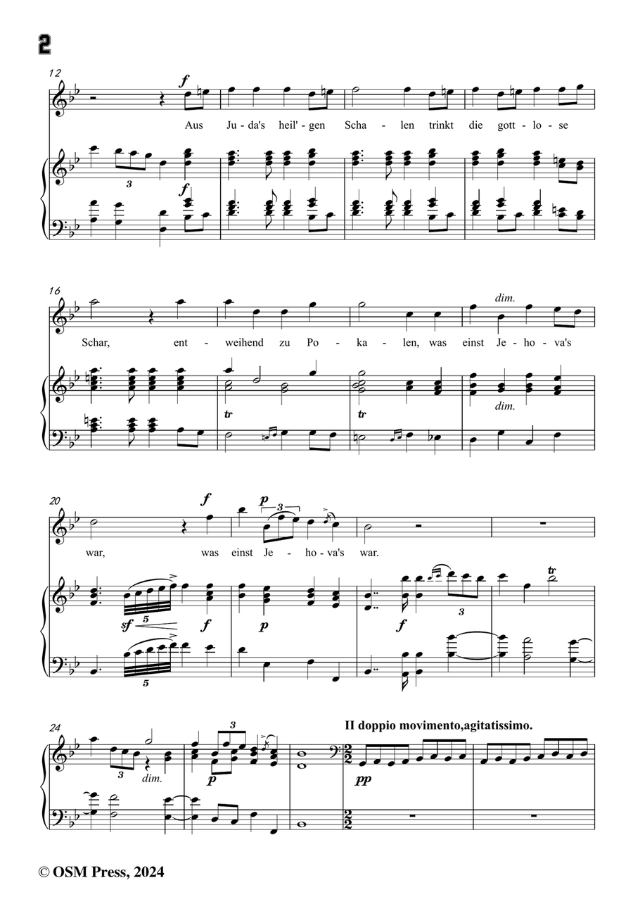 C. Loewe-Belsazar's Gesicht,in g minor Piano, Vocal scores gallery preview page 4