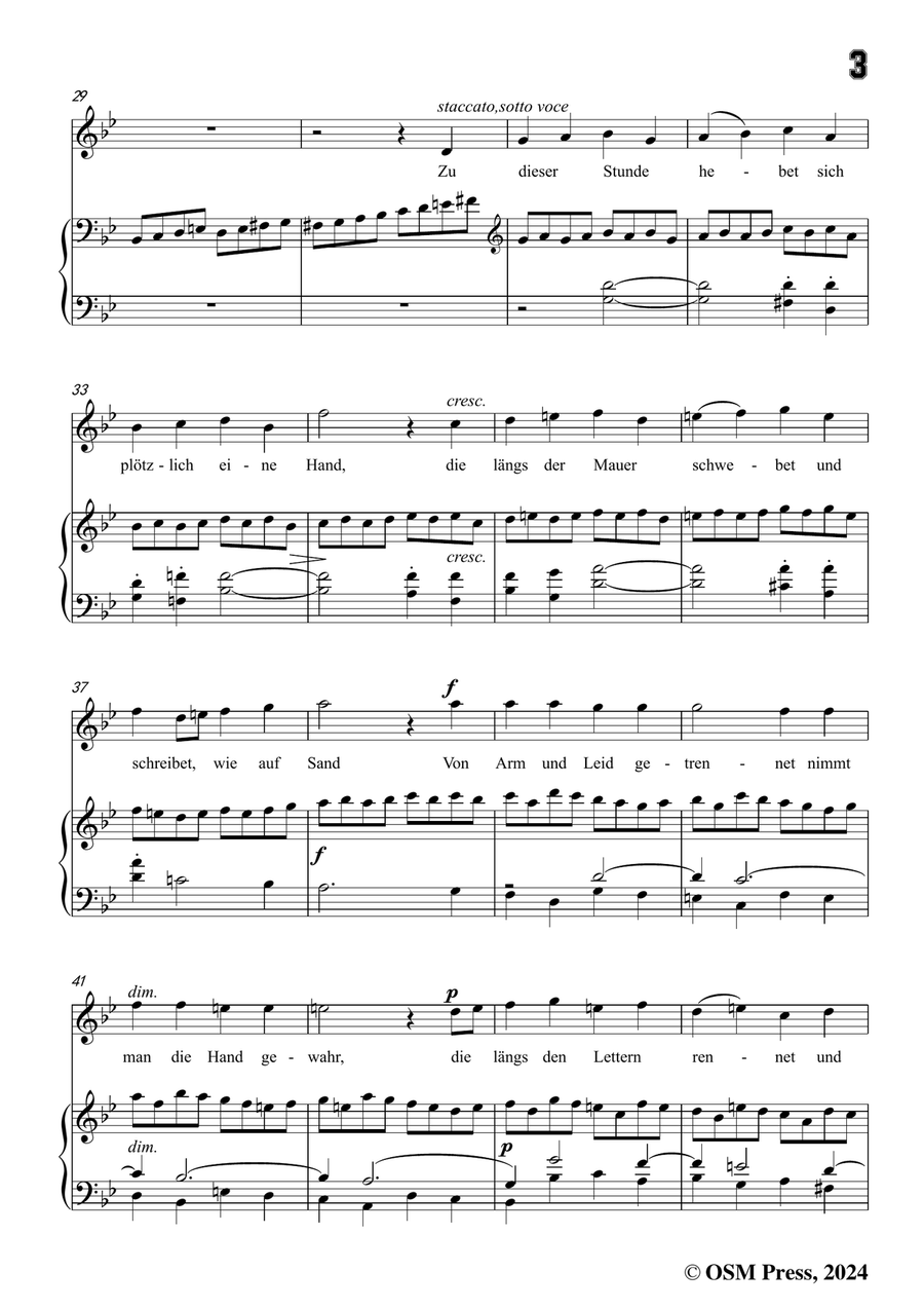C. Loewe-Belsazar's Gesicht,in g minor Piano, Vocal scores gallery preview page 5