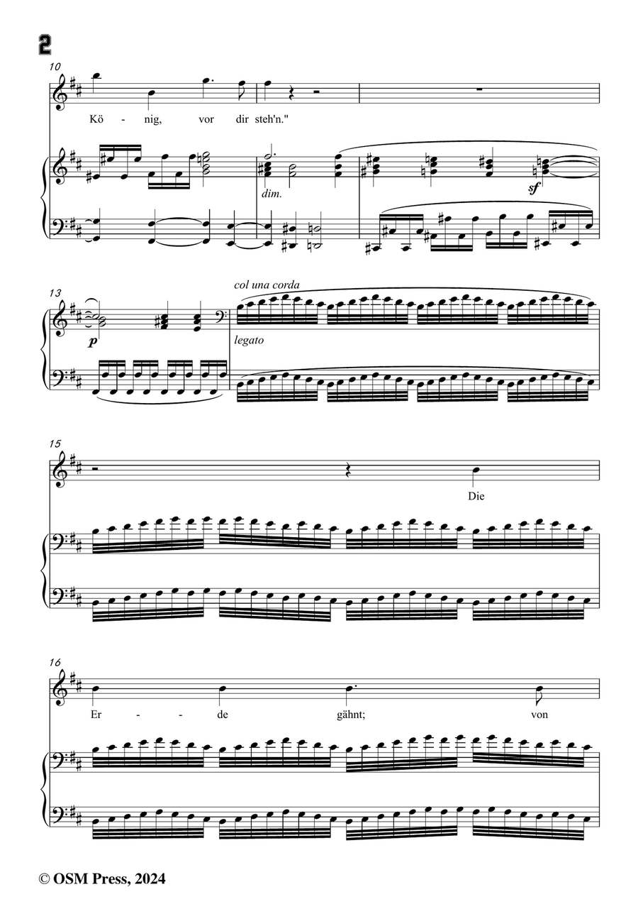 C. Loewe-Saul und Samuel,in b minor Piano, Vocal scores gallery preview page 4