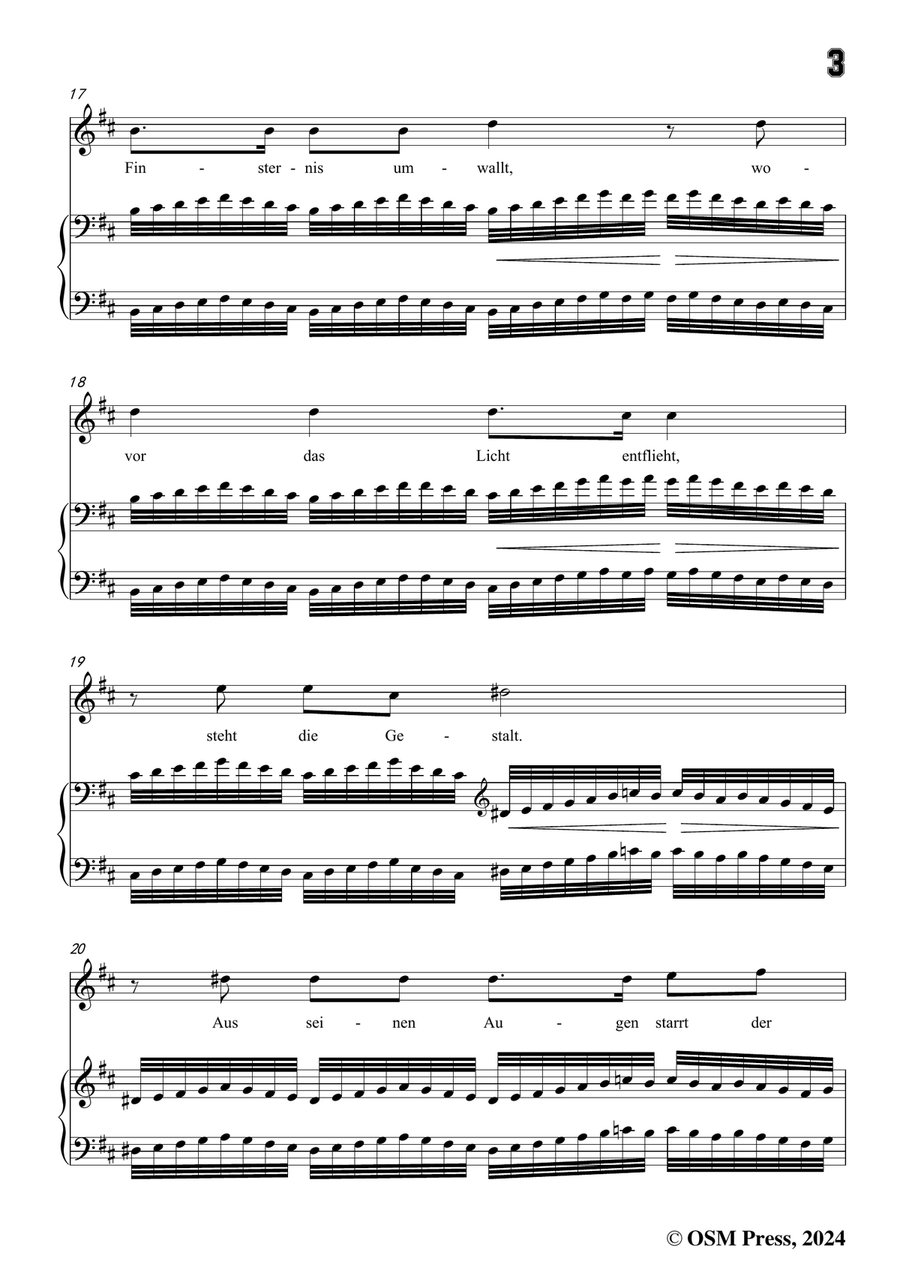 C. Loewe-Saul und Samuel,in b minor Piano, Vocal scores gallery preview page 5