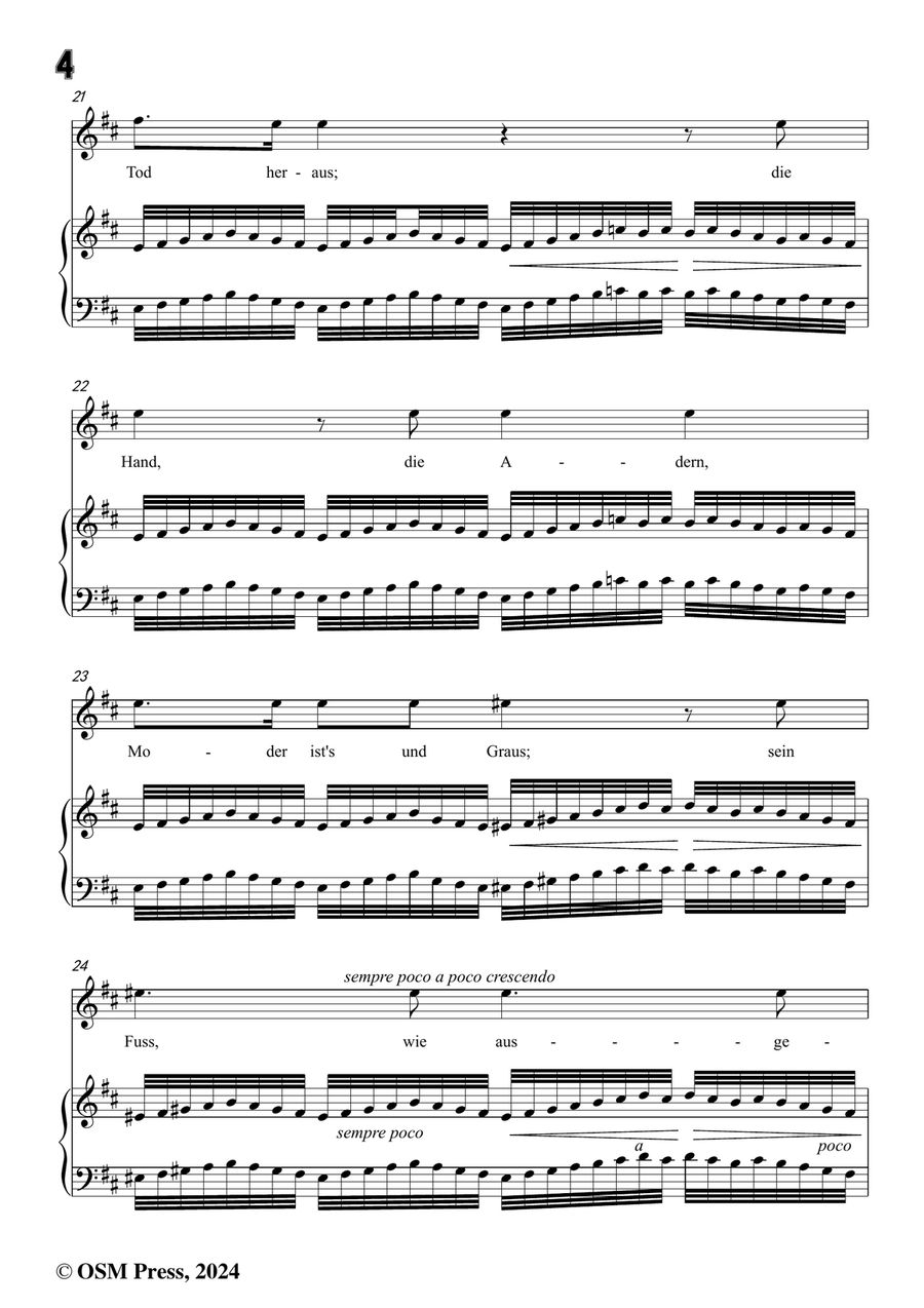 C. Loewe-Saul und Samuel,in b minor Piano, Vocal scores gallery preview page 6