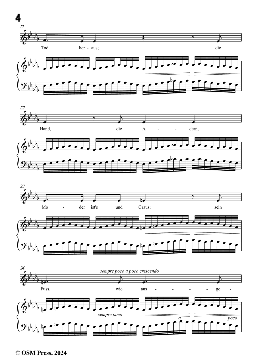 C. Loewe-Saul und Samuel,in b flat minor Piano, Vocal scores gallery preview page 6