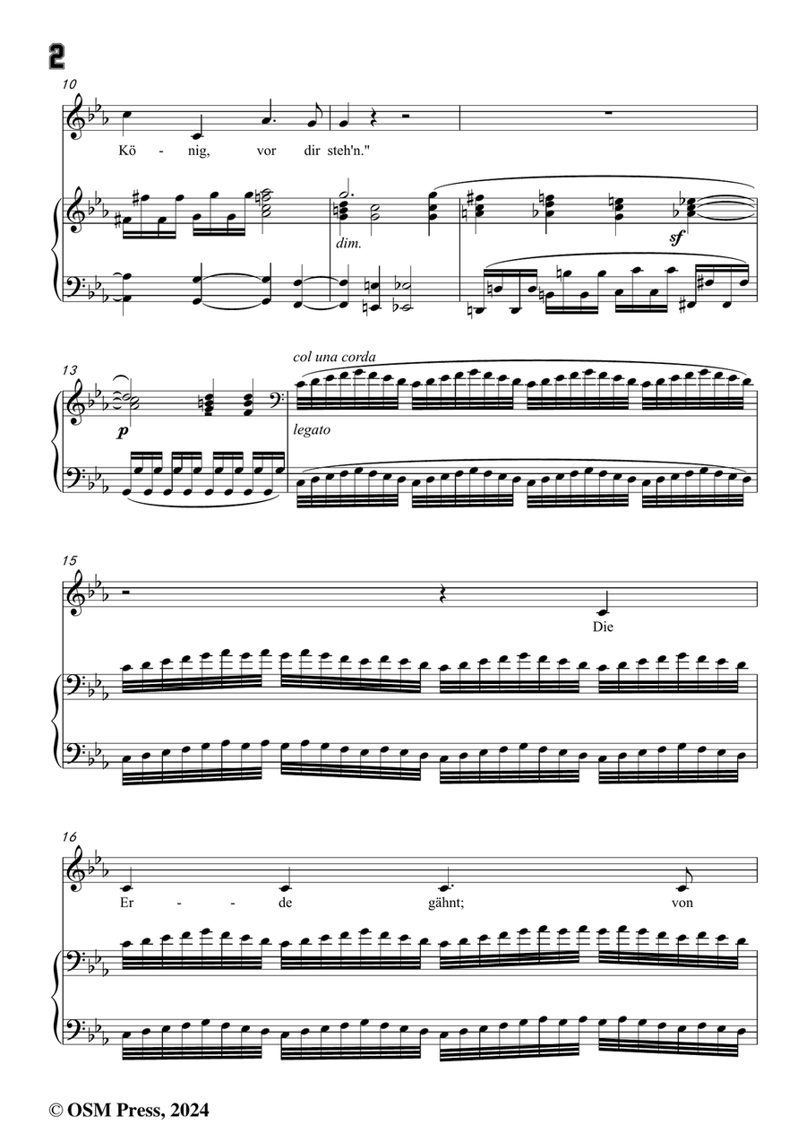 C. Loewe-Saul und Samuel,in c minor Piano, Vocal scores gallery preview page 4