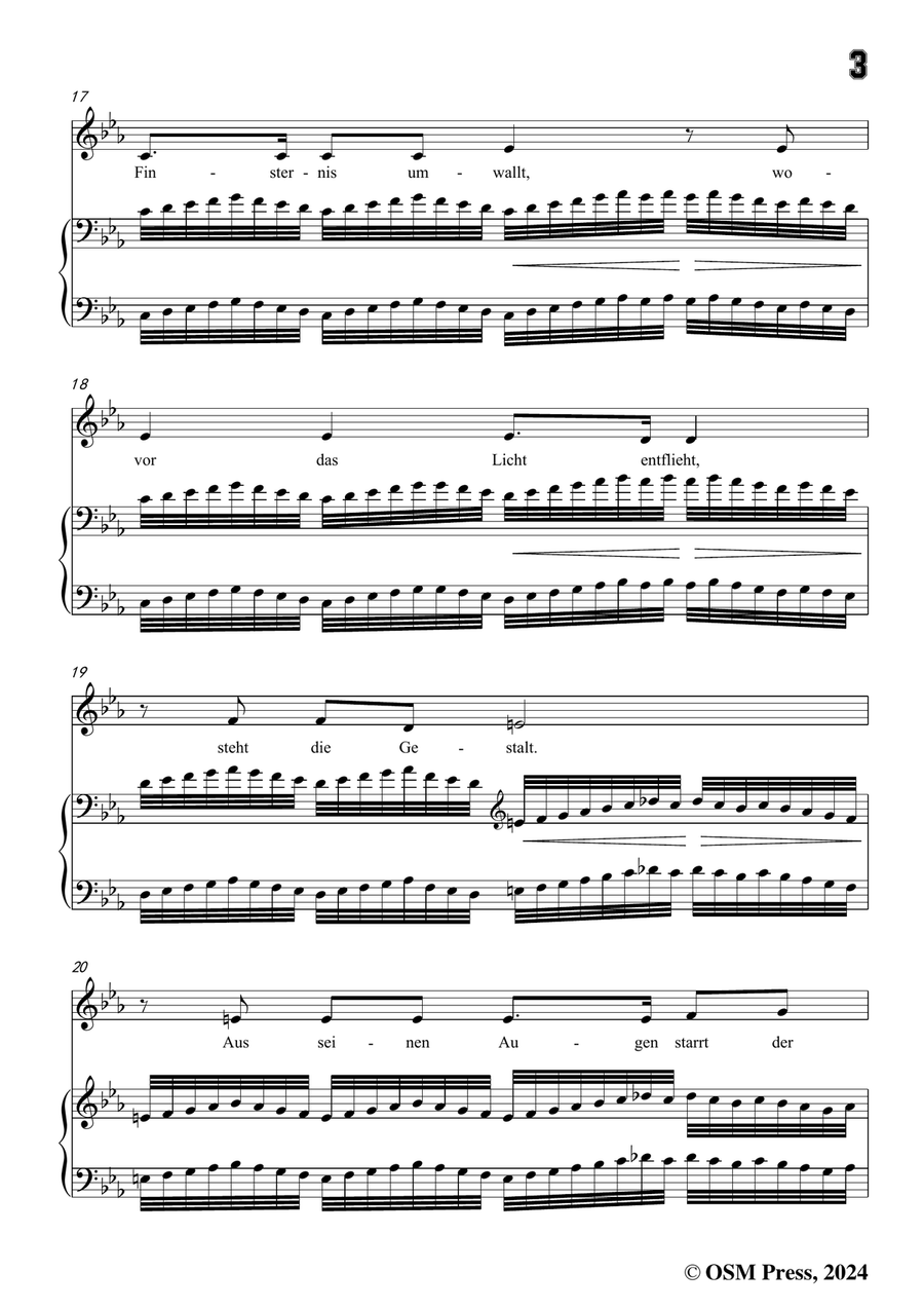 C. Loewe-Saul und Samuel,in c minor Piano, Vocal scores gallery preview page 5