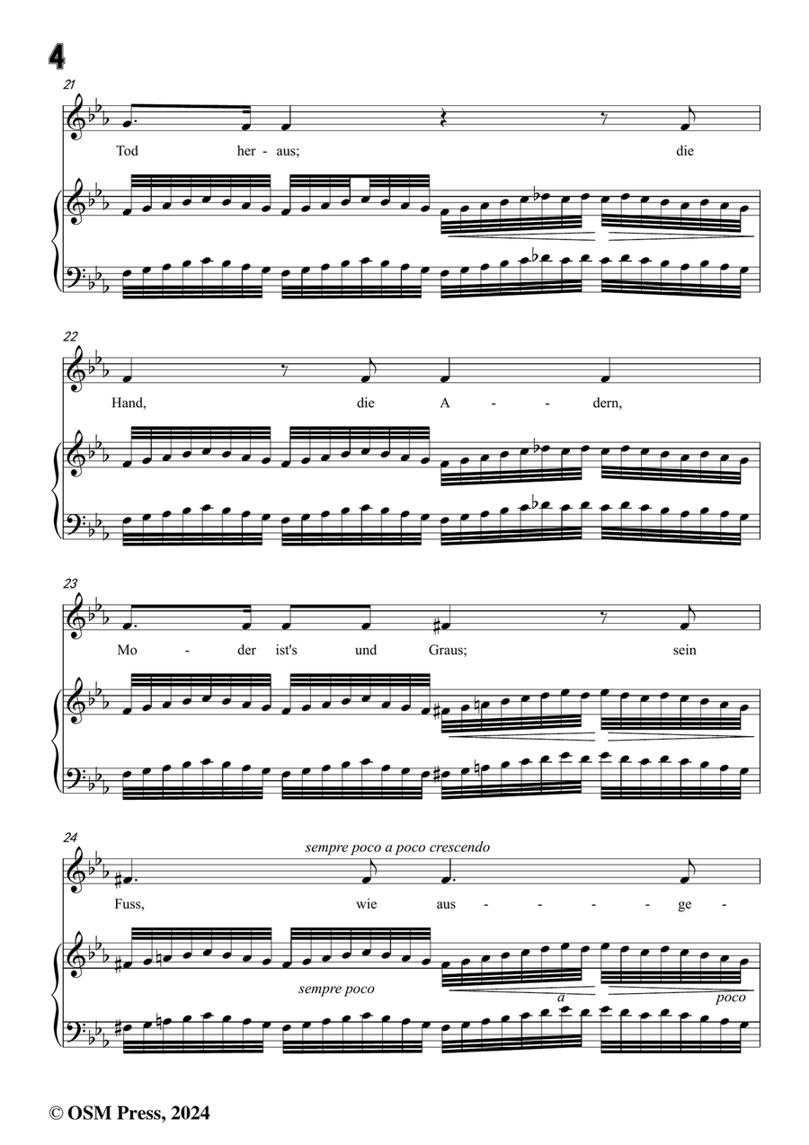C. Loewe-Saul und Samuel,in c minor Piano, Vocal scores gallery preview page 6