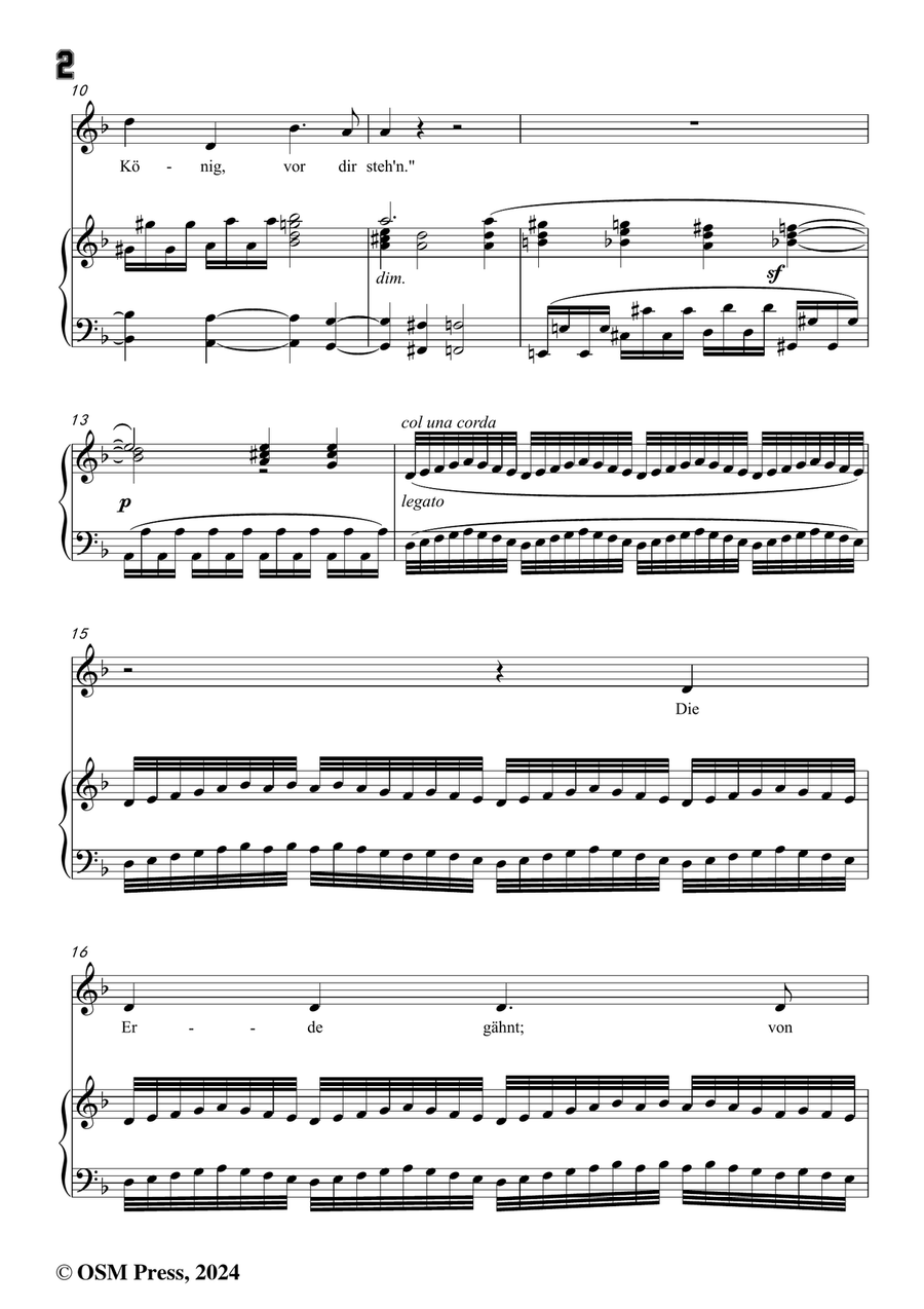 C. Loewe-Saul und Samuel,in d minor Piano, Vocal scores gallery preview page 4