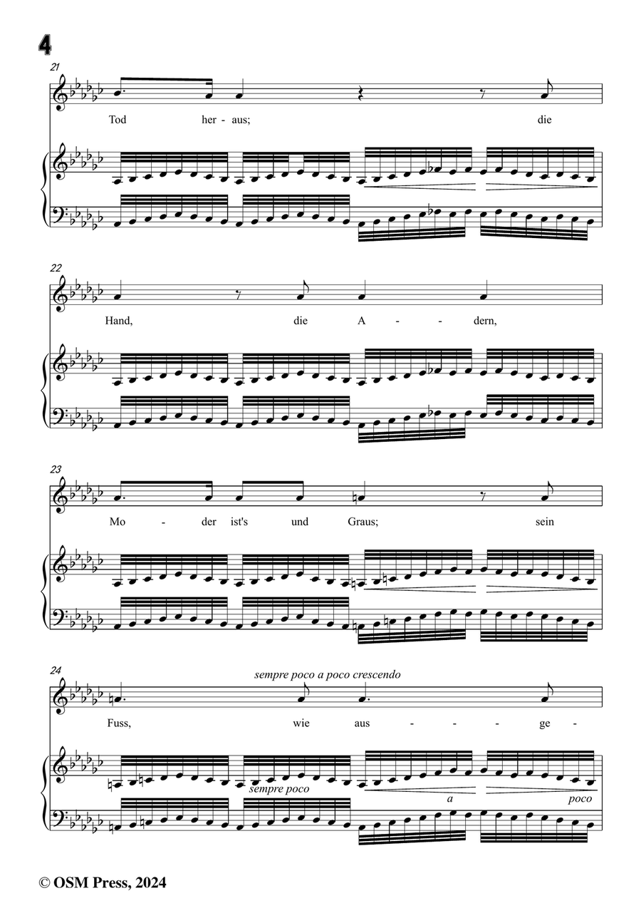 C. Loewe-Saul und Samuel,in e flat minor Piano, Vocal scores gallery preview page 6