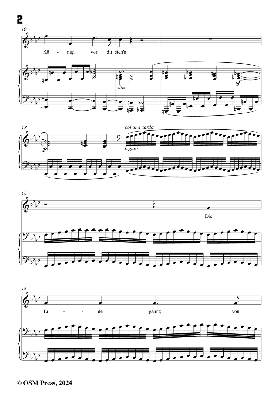 C. Loewe-Saul und Samuel,in f minor Piano, Vocal scores gallery preview page 4