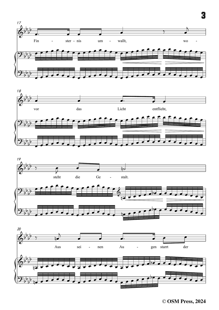 C. Loewe-Saul und Samuel,in f minor Piano, Vocal scores gallery preview page 5