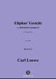 C. Loewe-Eliphas' Gesicht,in c minor