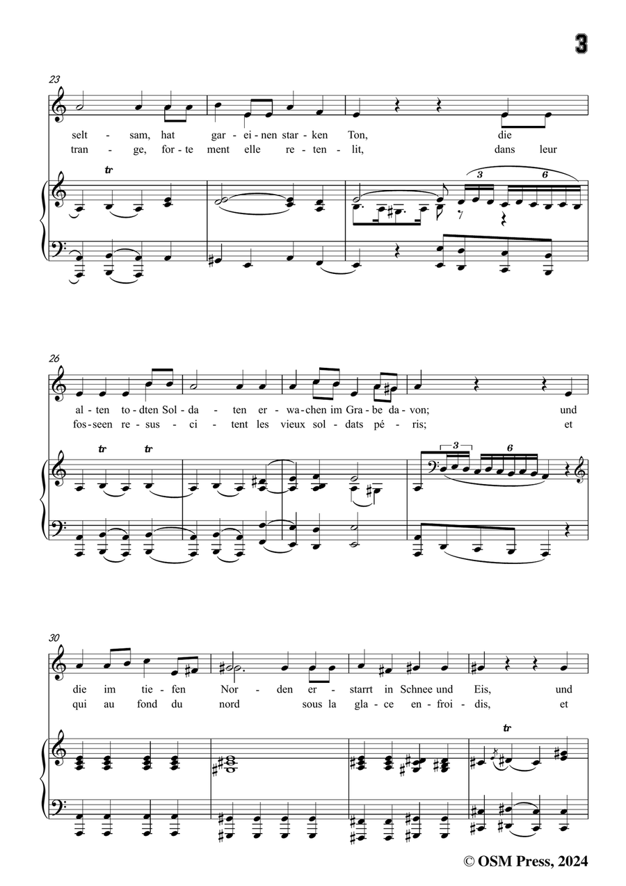 C. Loewe-Die nächtliche Heerschau,in a minor Piano, Vocal scores gallery preview page 5