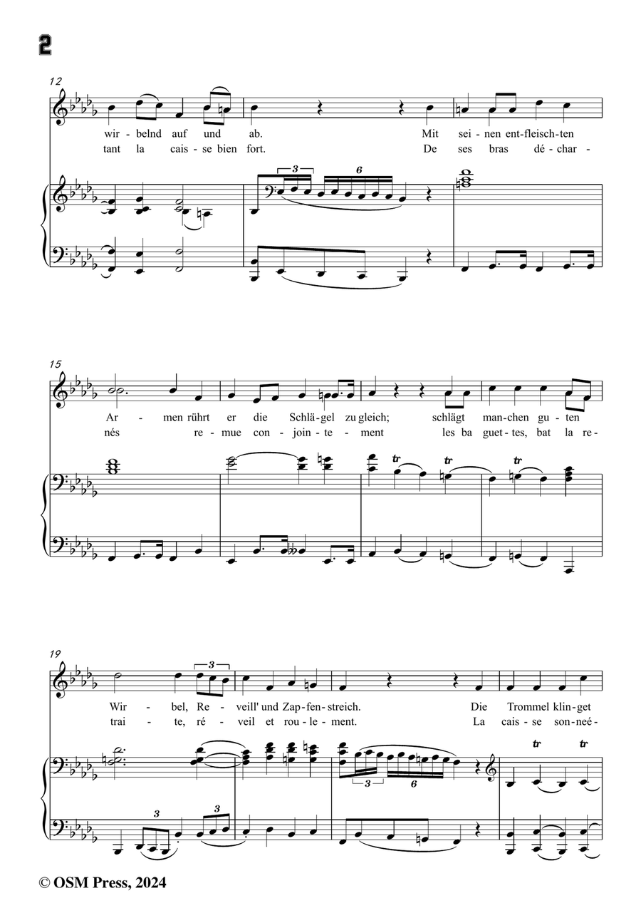 C. Loewe-Die nächtliche Heerschau,in b flat minor Piano, Vocal scores gallery preview page 4