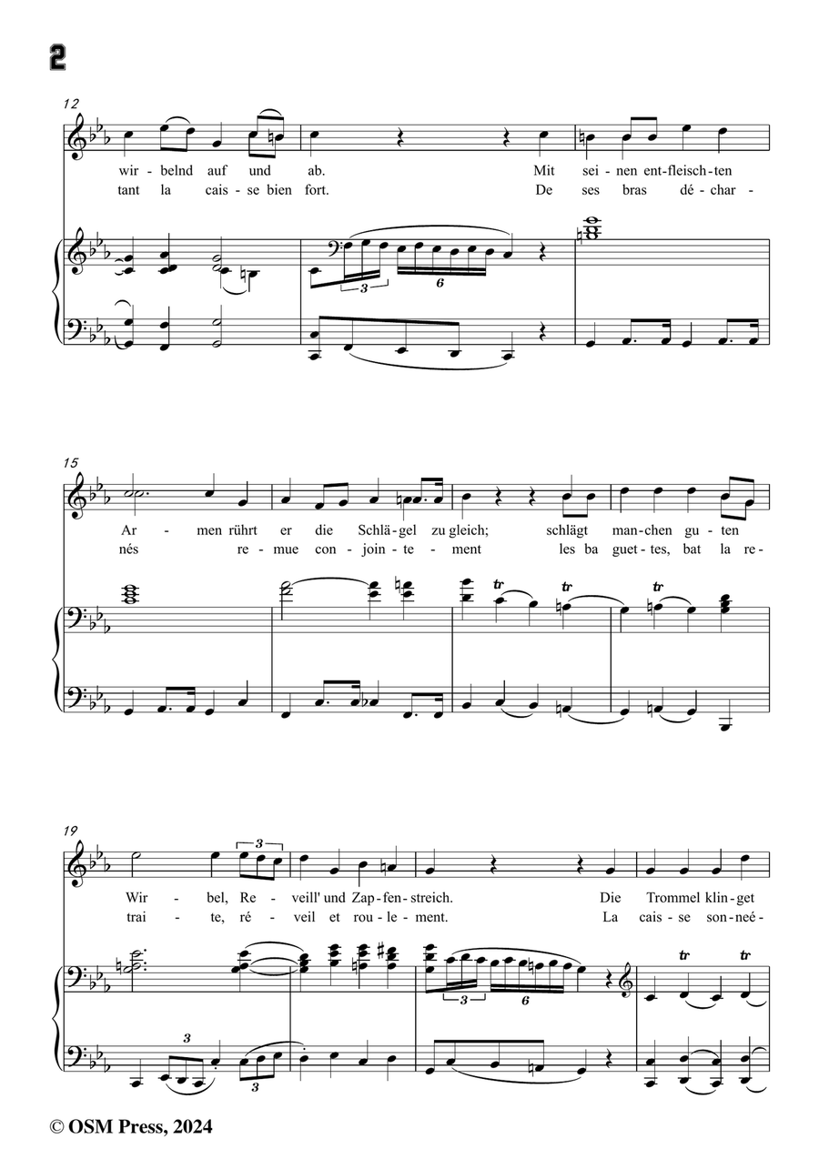 C. Loewe-Die nächtliche Heerschau,in c minor Piano, Vocal scores gallery preview page 4