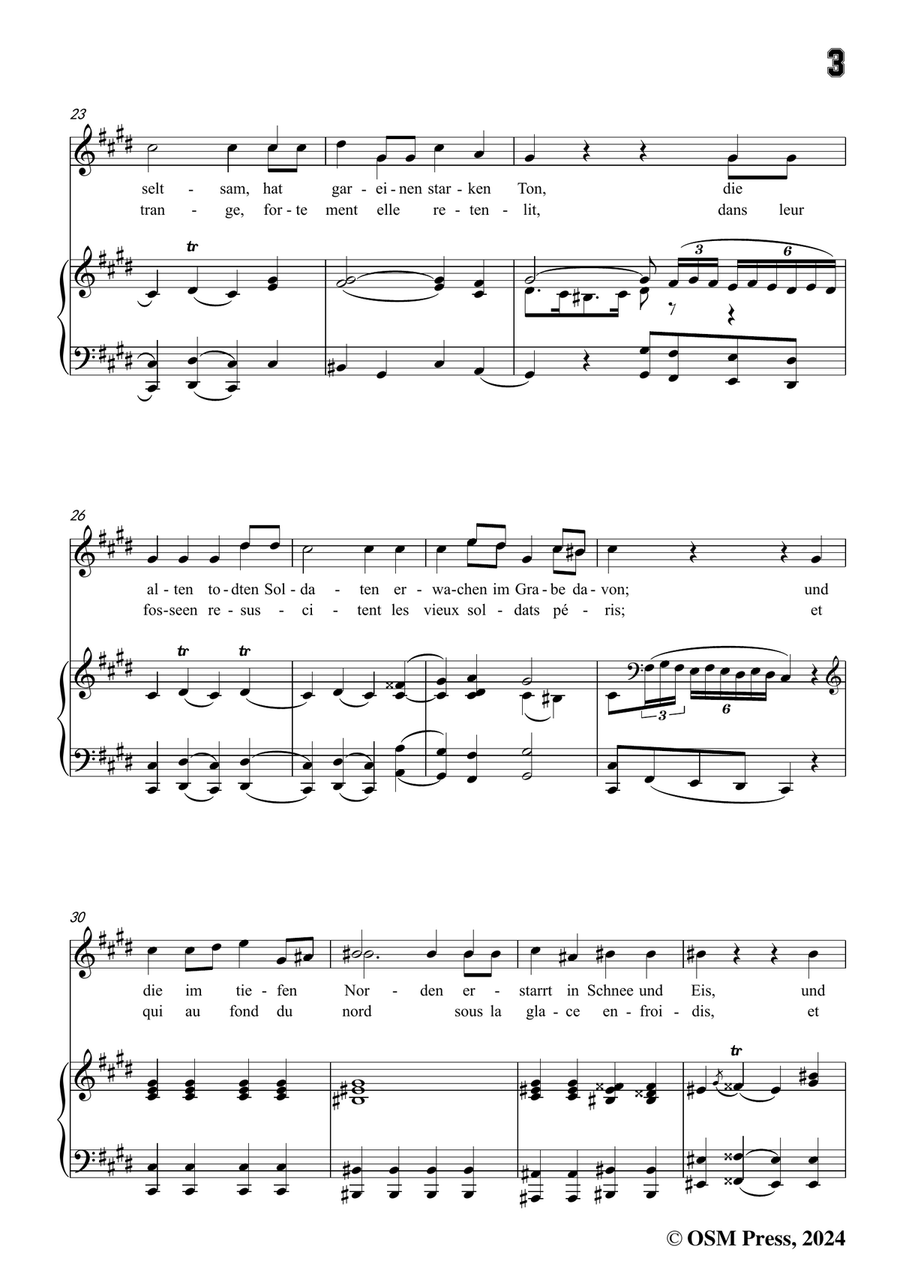C. Loewe-Die nächtliche Heerschau,in c sharp minor Piano, Vocal scores gallery preview page 5