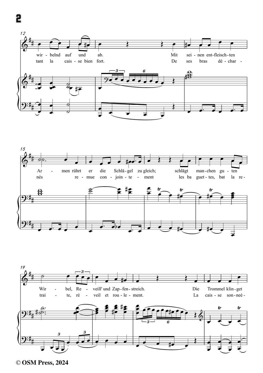 C. Loewe-Die nächtliche Heerschau,in b minor Piano, Vocal scores gallery preview page 4