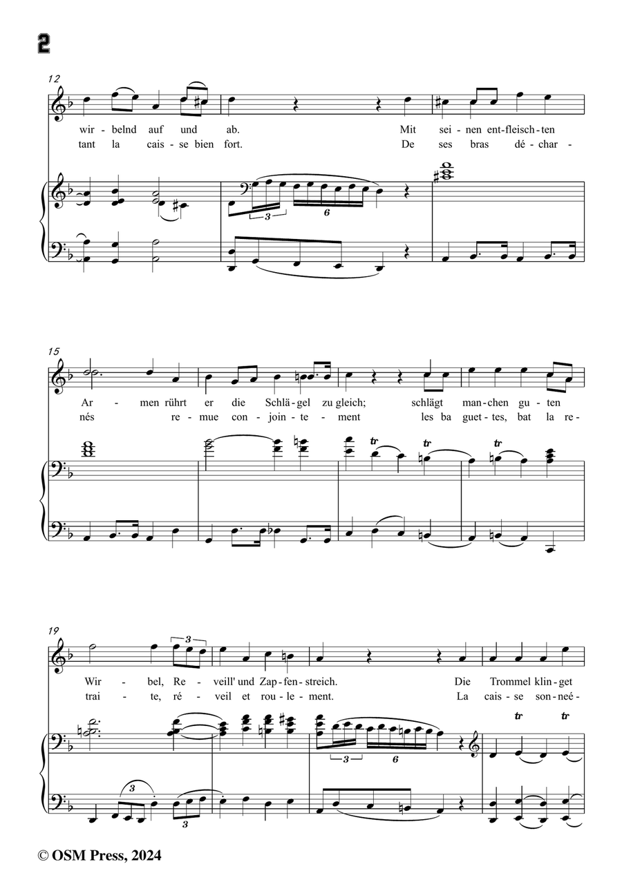 C. Loewe-Die nächtliche Heerschau,in d minor Piano, Vocal scores gallery preview page 4