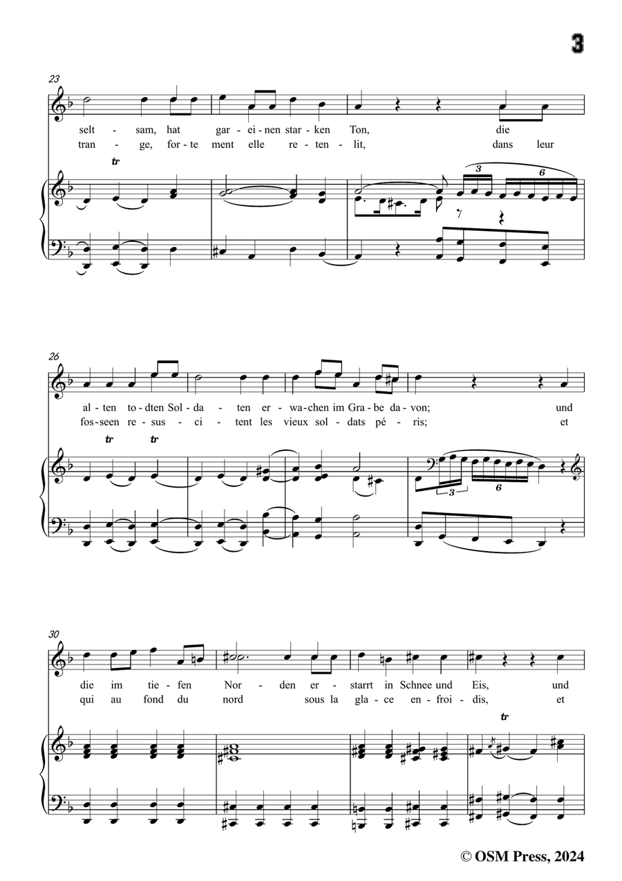 C. Loewe-Die nächtliche Heerschau,in d minor Piano, Vocal scores gallery preview page 5