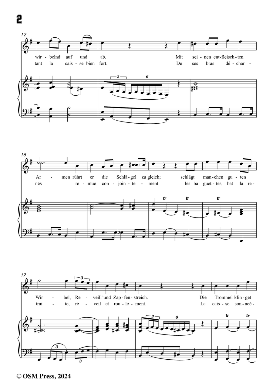 C. Loewe-Die nächtliche Heerschau,in e minor Piano, Vocal scores gallery preview page 4