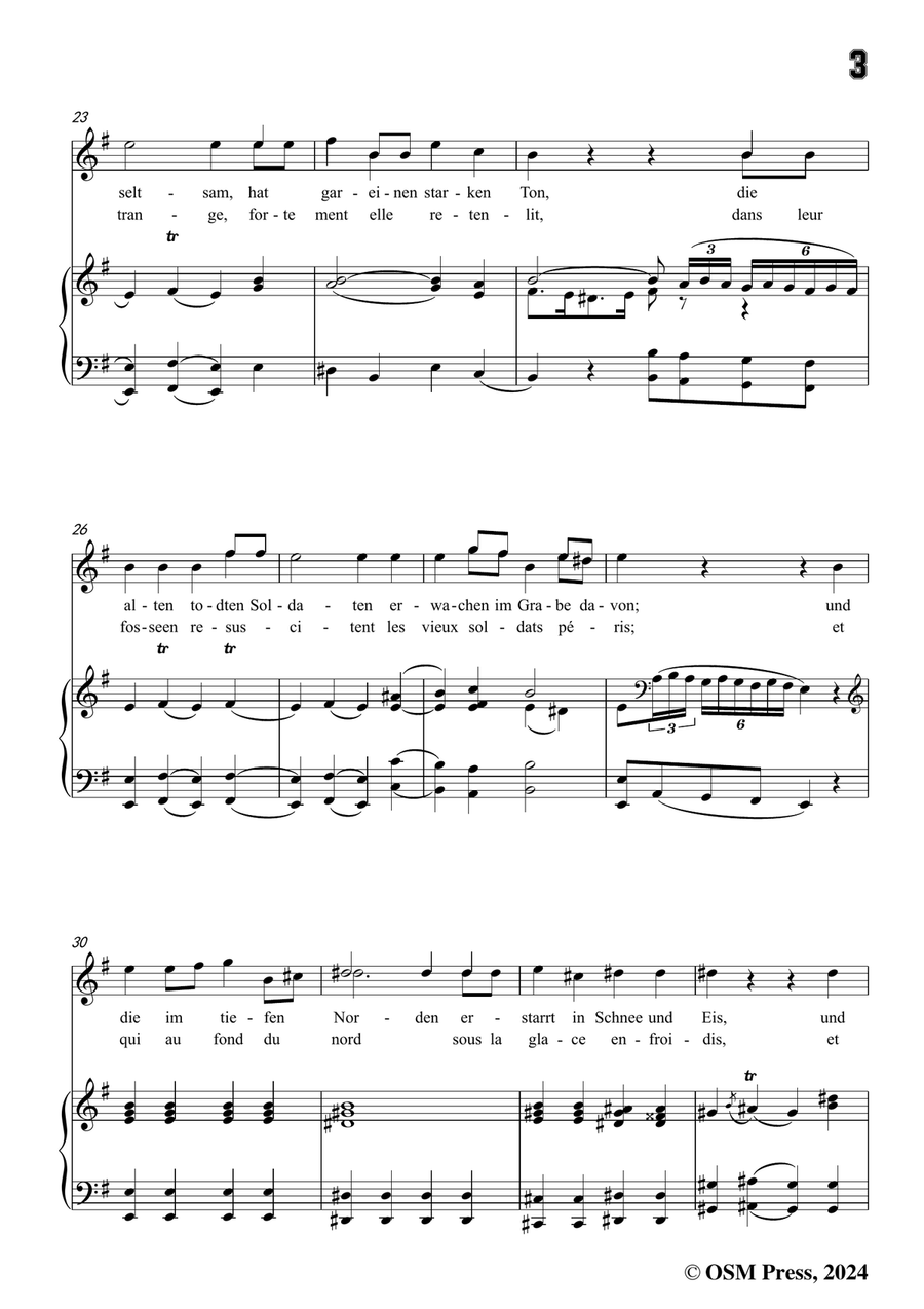 C. Loewe-Die nächtliche Heerschau,in e minor Piano, Vocal scores gallery preview page 5