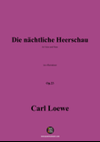 C. Loewe-Die nächtliche Heerschau,in e flat minor