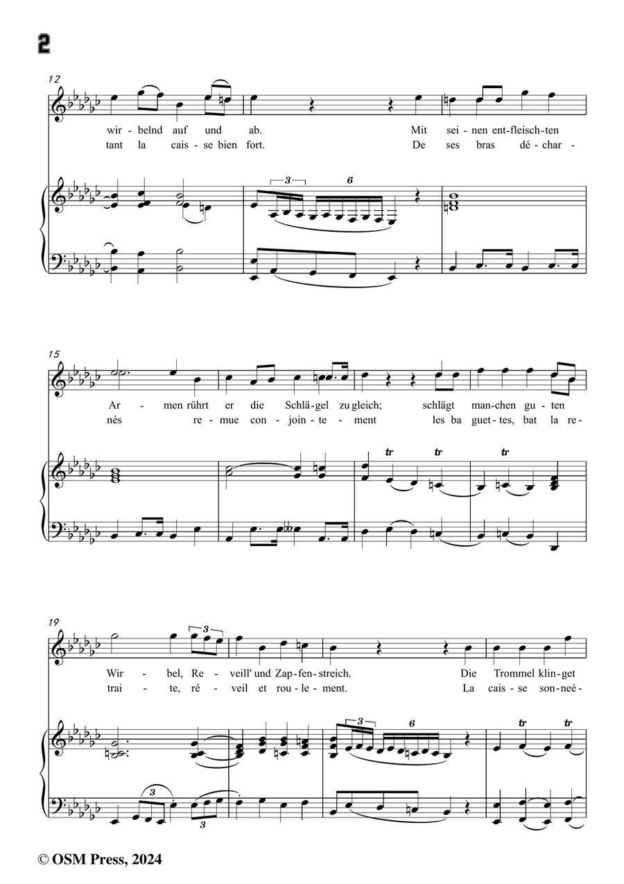 C. Loewe-Die nächtliche Heerschau,in e flat minor Piano, Vocal scores gallery preview page 4