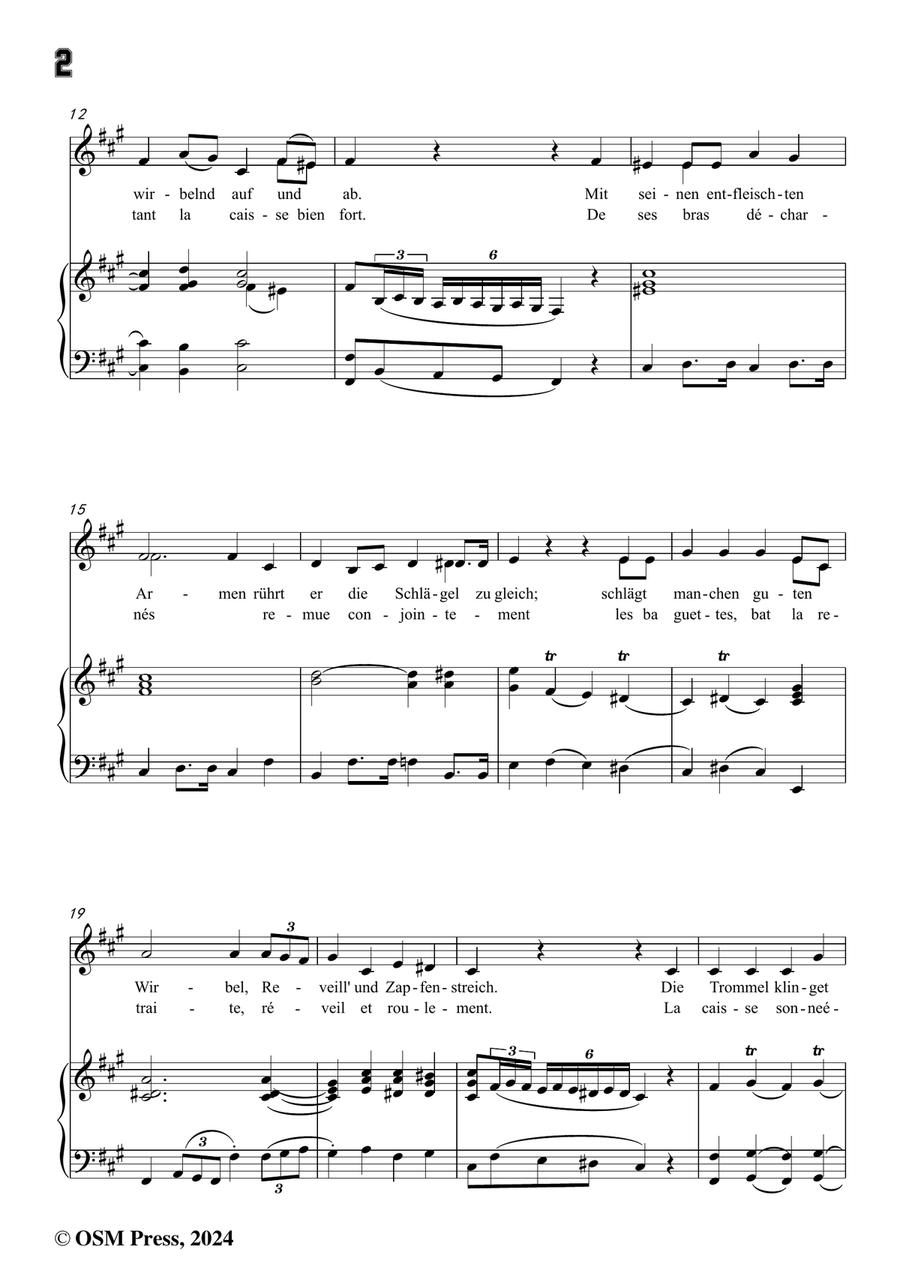 C. Loewe-Die nächtliche Heerschau,in f sharp minor Piano, Vocal scores gallery preview page 4