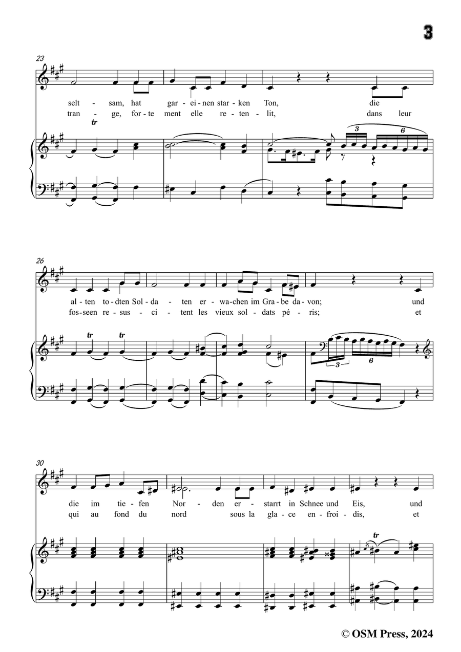 C. Loewe-Die nächtliche Heerschau,in f sharp minor Piano, Vocal scores gallery preview page 5