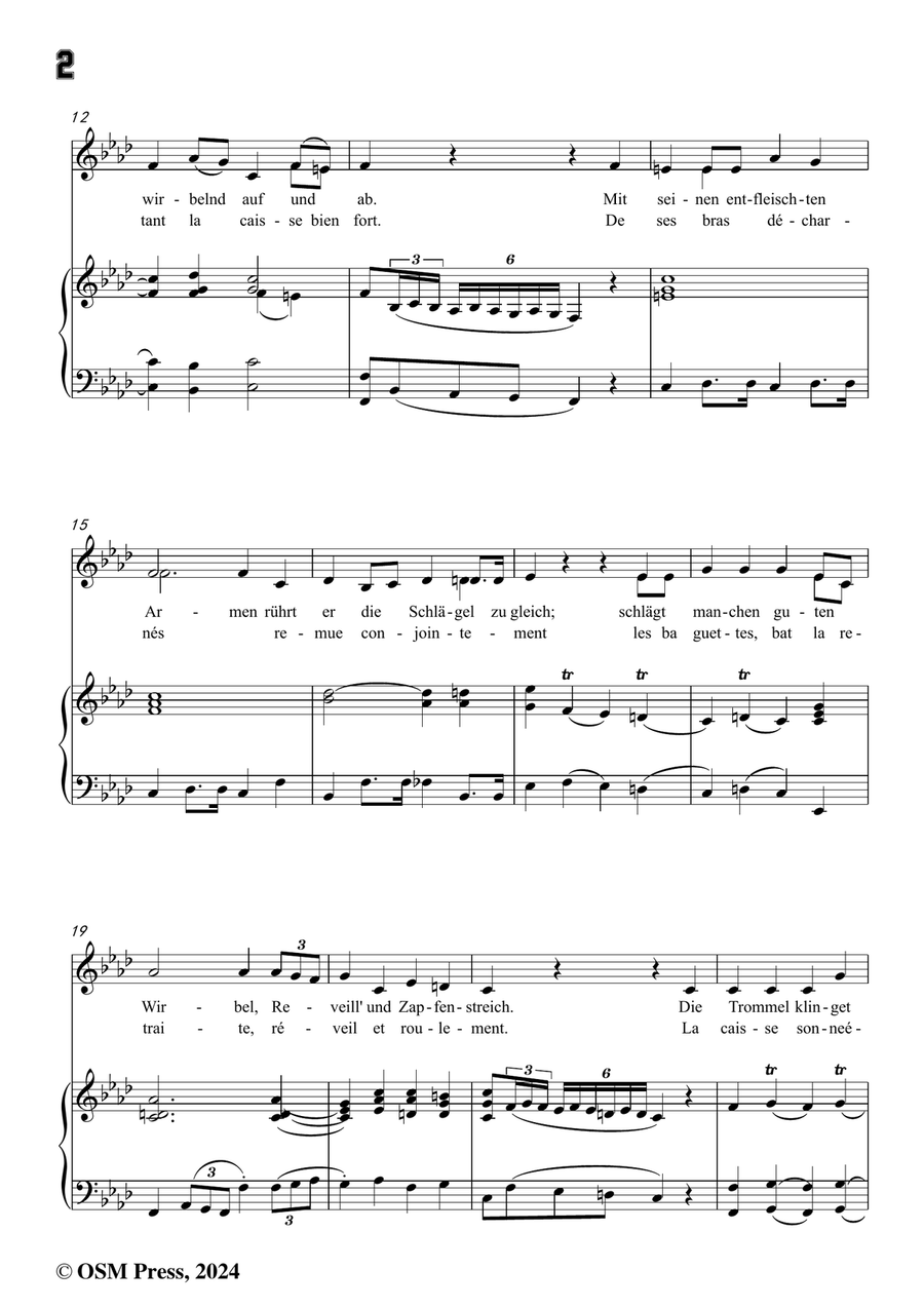 C. Loewe-Die nächtliche Heerschau,in f minor Piano, Vocal scores gallery preview page 4