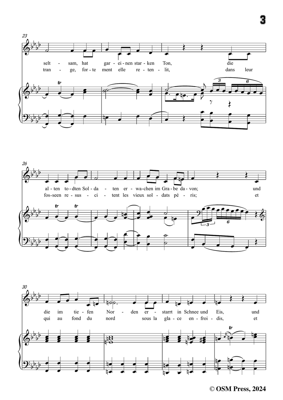 C. Loewe-Die nächtliche Heerschau,in f minor Piano, Vocal scores gallery preview page 5