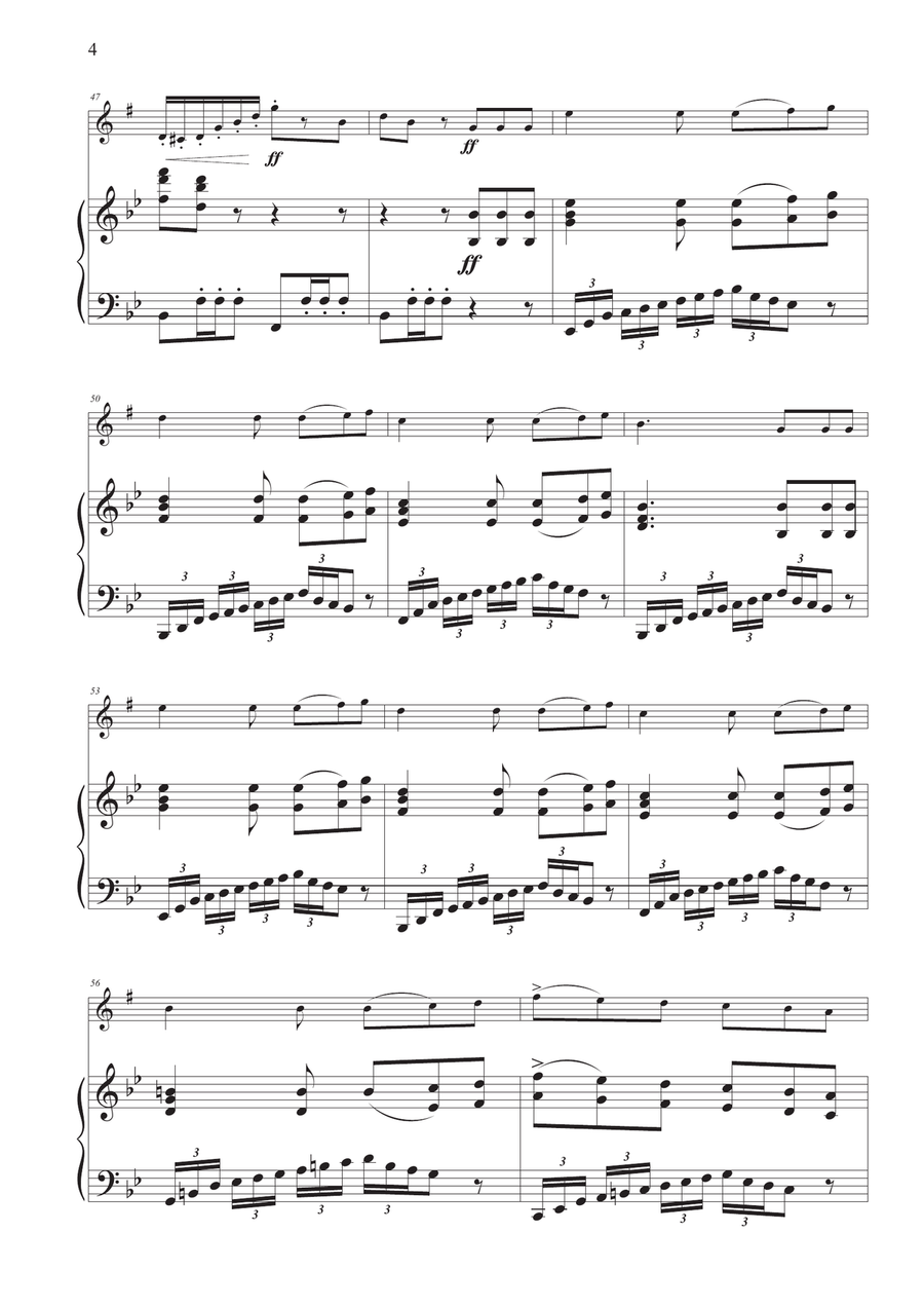 Capriccio Italien for Alto Saxophone and Piano Alto Saxophone scores gallery preview page 4