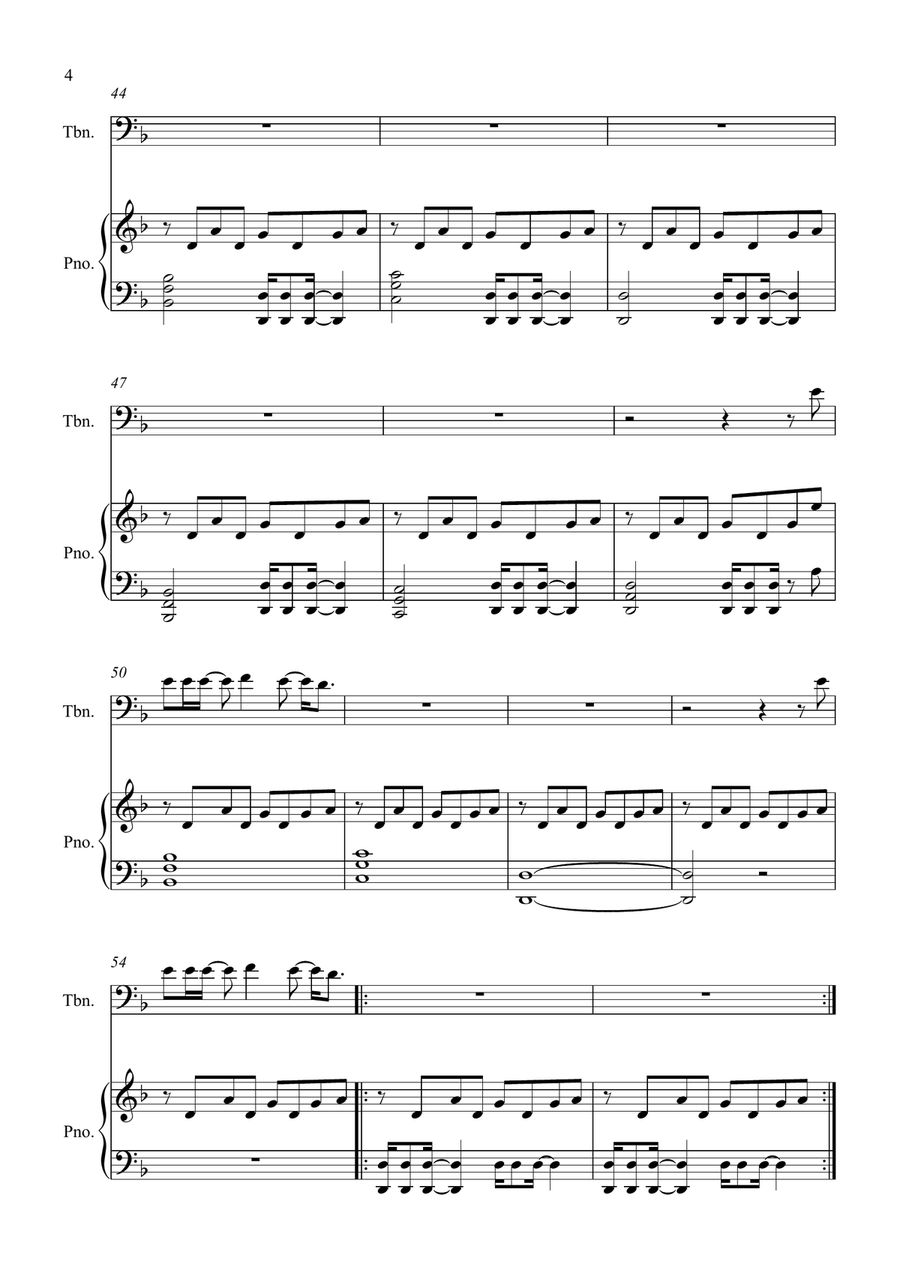 Teardrop (Theme From House) Piano scores gallery preview page 4