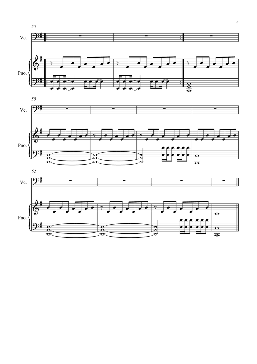 Teardrop (Theme From House) Piano scores gallery preview page 5