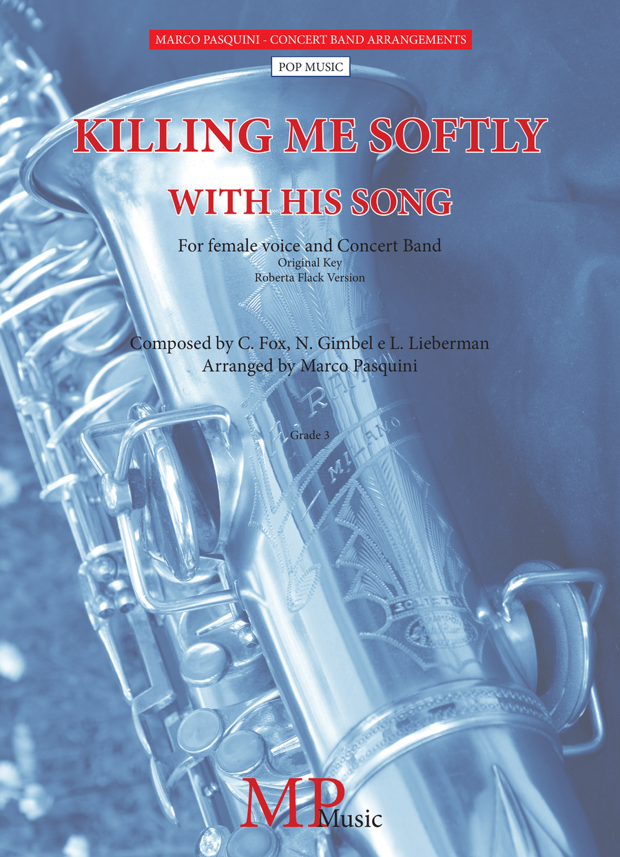 Killing Me Softly With His Song Concert Band scores gallery preview page 1