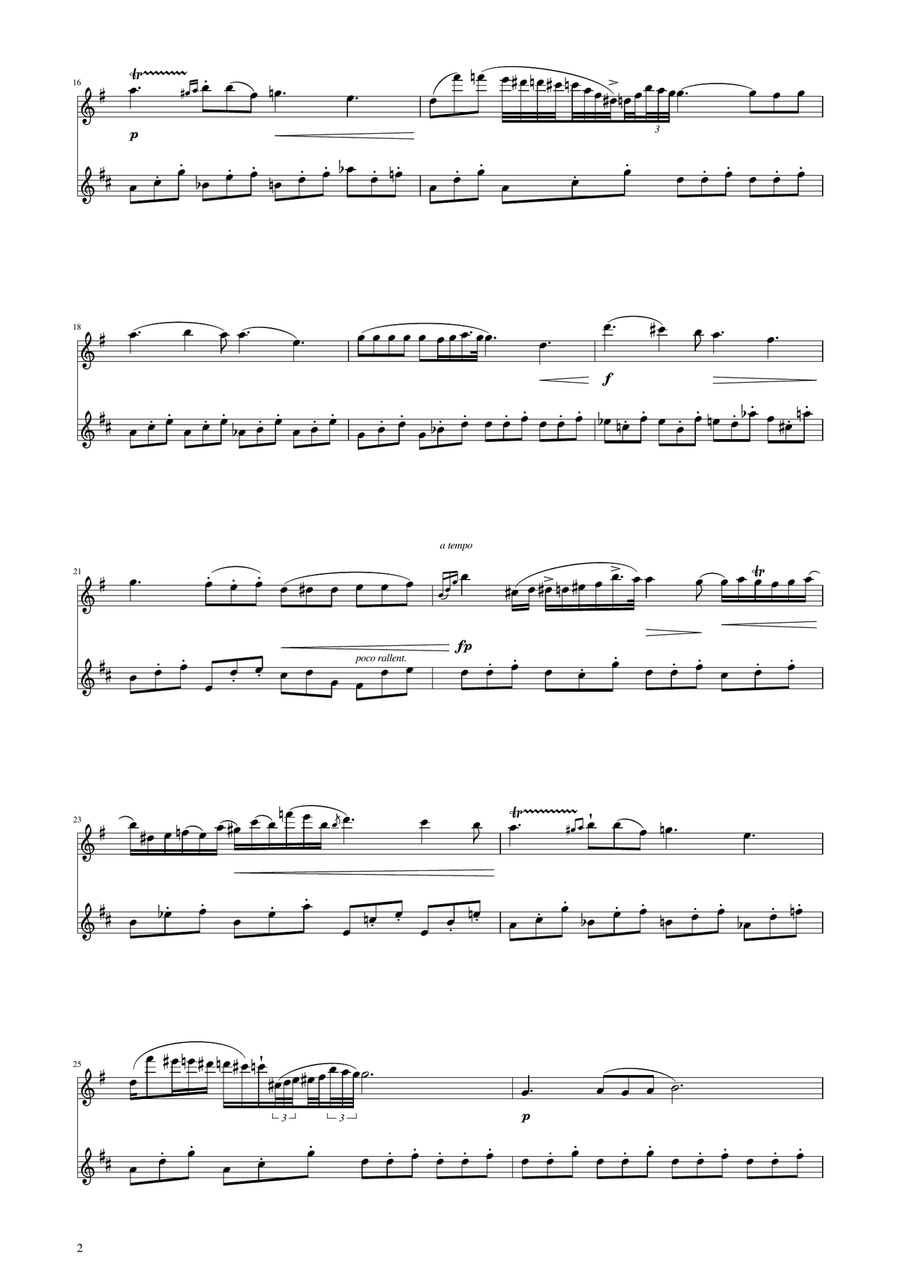 Chopin - Nocturne op.9 No.2 - Sax Duet SA SA scores gallery preview page 2