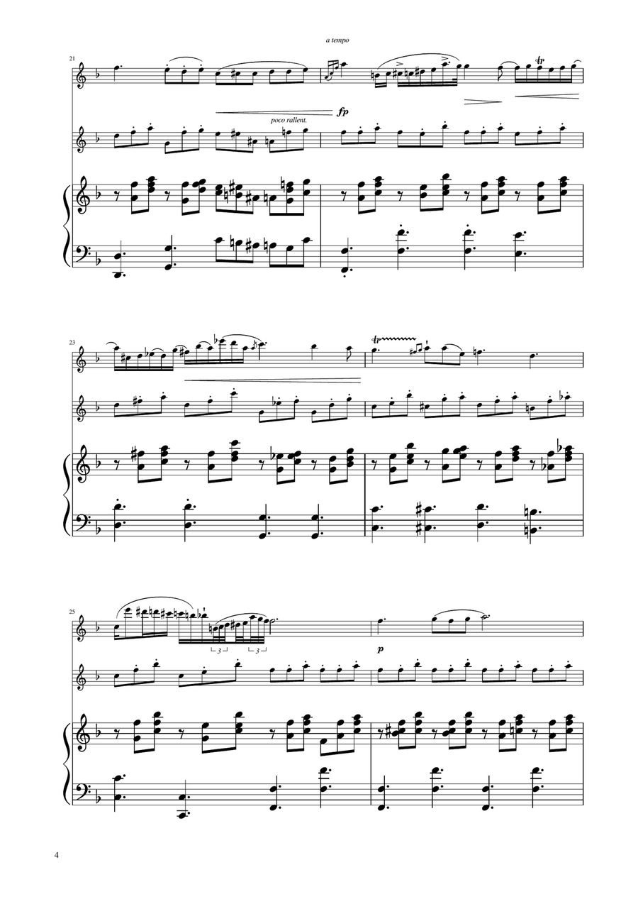 Chopin - Nocturne op.9 No.2 - Flute Duet Flute Duet scores gallery preview page 4