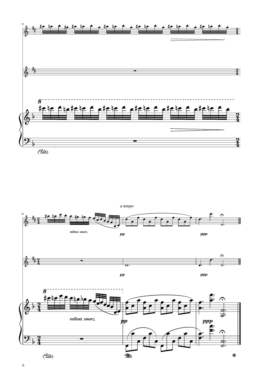 Chopin - Nocturne op.9 No.2 - Alto Sax Duet Woodwind Duet scores gallery preview page 6