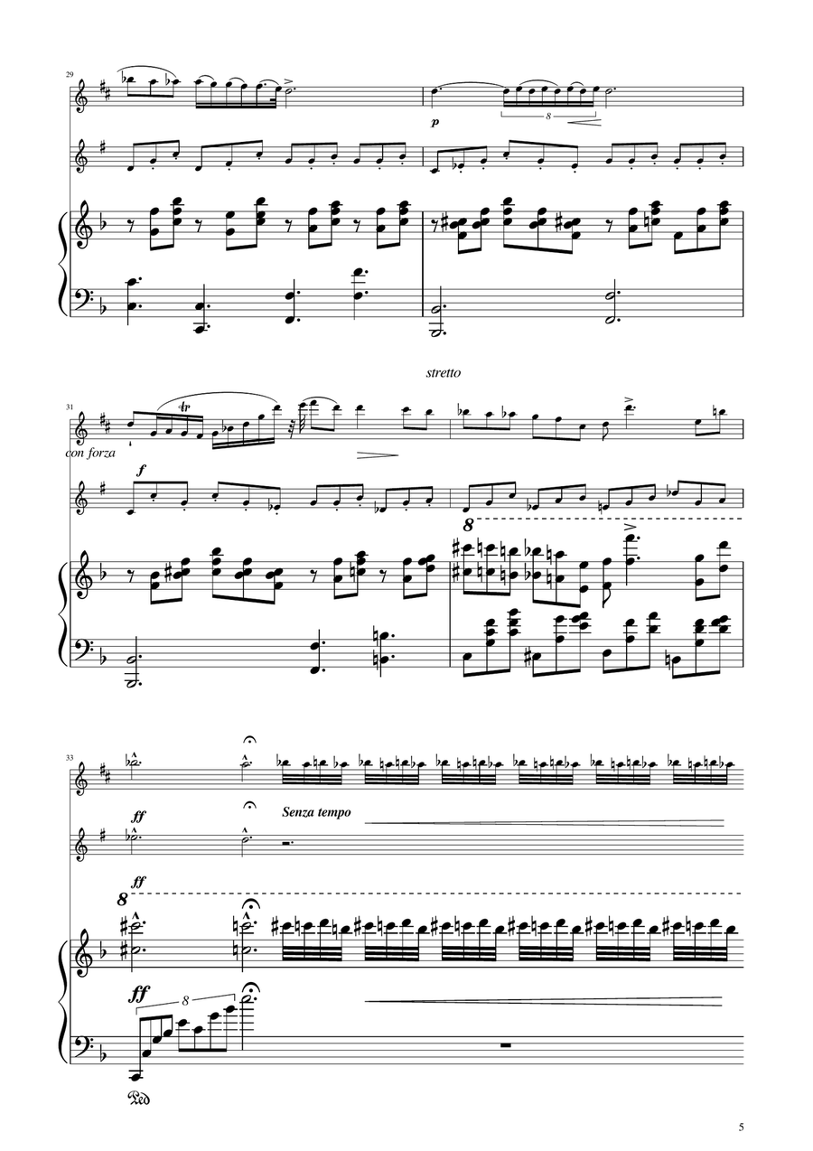 Chopin - Nocturne op.9 No.2 - Sax Duet AT Woodwind Duet scores gallery preview page 5