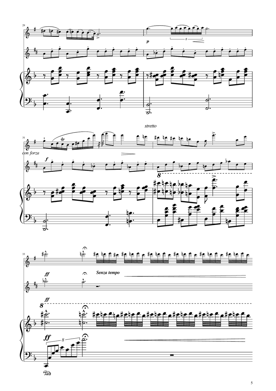Chopin - Nocturne op.9 No.2 - Sax Duet SA SA scores gallery preview page 5
